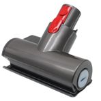 Ticimark | Dyson ile uyumlu Mini Türbin Mite Başlığı, V7 V8 V10 V11 V15 Uyumlu, Gri, Koltuk ve Yatak Temizliği İçin, 15.3 cm
