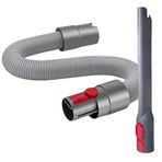 Ticimark | Dyson ile uyumlu V7 V8 V10 V11 V12 V15 G5 GEN5 Aksesuar Seti Uzatılabilir Hortum ve Dar Alan Ucu