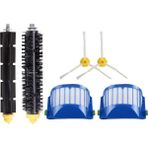 Ticimark Irobot Roomba 600 605 606 620 630 650 660 671 693 Yedek Ana Fırça Filtre Yan Fırça 6 Adet Set