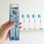 Ticimark Klasik Yumuşak Oral-B Ile Uyumlu Diş Fırçası Başlığı - 4 Adet Yedek Başlık - Renkli