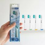 Ticimark Klasik Yumuşak Oral-B Ile Uyumlu Diş Fırçası Başlığı - 4 Adet Yedek Başlık