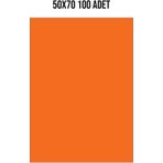 Ticon 120Gr Fon Kartonu 50X70 Cm 100'Lü Turuncu