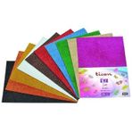 Ticon A4 10'lu Karışık Renk Simli Eva