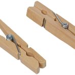 TİCON.AHŞAP MANDAL.BÜYÜK BOY.25'Lİ PAKET.NATUREL