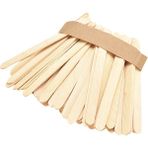 Ticon Naturel Ahşap Dil Çubuğu 50'li Paket -Ticon Abeslang Naturel 50'li Paket