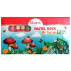 Ticon Pastel Boya 12LI - 4 Adet - Çok Renkli