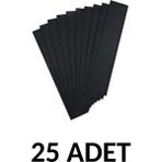 Ticon Siyah Renk Krapon Kağıdı 25 Adet 50 x 200 cm
