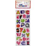 Ticon Sticker Puffy Kabartma Etiket 348888 Harfler