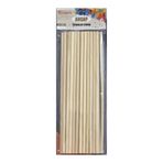 Ticon Yuvarlak Ahşap Çubuk. Büyük Boy 24’lü Natural 328589