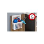 Tidy Home 2 Adet Pratik Asılabilir Mutfak Banyo Dolap İçi Düzenleyici Beyaz Organizer