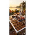 TIDY OUTDOOR Barbekü masası, Mangal masası, kamp masası, mangallı masa, piknik masası, bahçe masası, balkon masası