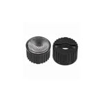 TIEE 1w 3w 5w Power Led Mercek Buzlu Lens 45 Derece - Siyah