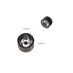 TIEE 1W 3W 5W Power LED Mercek Lens 45 Derece - Siyah Çerçeve