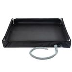 tieedhfu Kamp Duş Teknesi Siyah 80x80x10cm Taşınabilir Duş Teknesi Açık Hava Maceraları İçin Taşınabilir Duş Kamp PVC Duş Çadırı