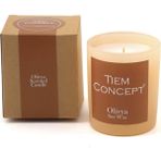 Tiem Concept %100 Soya Mum Vanilya Ve Meyve Kokteyi Kokulu Somon Renkli Kutulu Bardak Mum