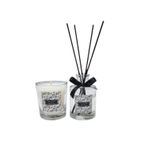 Tiem Concept Dekoratif Oda Kokusu Seti - 150g Kokulu Mum & 100ml Çubuklu Oda Parfümü (Vanilya-2, Bardak)