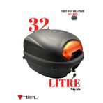 TİEN MOTOR Tien 32 Litre Motosiklet Çantası-Siyah (Sırt Dayama Pedi Dahil)