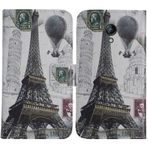 TienJueShi Eyfel Kulesi PU Deri Kılıfları Dayanıklı koruyucu kılıf için Nokia 6310 2021 2.8 inch Cep telefonu standı TPU Silikon Kapaklı Cep Kart Cepleri Cover