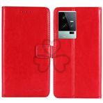 TienJueShi Kırmızı TPU Silikon Cep telefonu kılıf PU Deri Kılıfları için Vivo iQ00 11S 6.78 inch Koruyucu Kapaklı Cep telefonu standı Kart Cepleri Cover