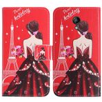 TienJueShi kız PU Deri Kılıfları Dayanıklı koruyucu kılıf için Nokia 6310 2021 2.8 inch Cep telefonu standı TPU Silikon Kapaklı Cep Kart Cepleri Cover