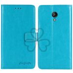 TienJueShi Mavi TPU Silikon Cep telefonu kılıf PU Deri Kılıfları için Nokia 6310 2021 2.8 inch Koruyucu Kapaklı Cep telefonu standı Kart Cepleri Cover