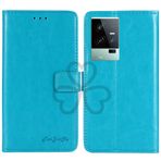 TienJueShi Mavi TPU Silikon Cep telefonu kılıf PU Deri Kılıfları için Vivo iQ00 11S 6.78 inch Koruyucu Kapaklı Cep telefonu standı Kart Cepleri Cover