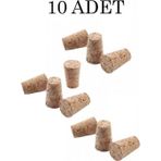 Tiesa Home 10 Adet 3 CM Sentetik Mantar Şarap Şişe Tıpası