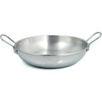 Tiesa Home Alüminyum Derin Metal Çift Kulplu Yumurta Omlet Kızartma Tavası Sahanı 27CM - Gri