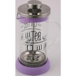 Tiesa Home Silikonlu Bitki Çayı Demliği & Demleme & French Press Mor