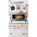Tifer Hamarat Plus Metalik Çok Amaçlı Fırın, Bazlama, Lahmacun, Pizza ve Et Pişirme - Altın