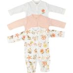 Tiffany Baby 3'lü Patikli Bebek Tulum 15040