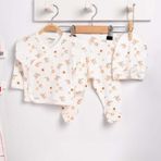 Tiffany Baby Apricot Theme 3'lü Bebek Zıbın Seti 2455078