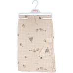 Tiffany Baby Baskılı Müslin Bebek Battaniyesi 79080 - Kahve