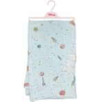 Tiffany Baby Baskılı Müslin Bebek Battaniyesi 79080 - Yeşil