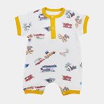 Tiffany Baby Caravan Theme Yarim Kol Kisa Bebek Tulumu 12026