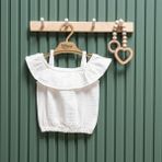 Tiffany Baby Müslin Theme Ip Askılı Tişört 26122 - Ekru - 6 - 9 Ay