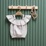 Tiffany Baby Müslin Theme Ip Askılı Tişört 26122 - Gri - 12 - 18 Ay
