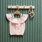 Tiffany Baby Müslin Theme Ip Askılı Tişört 26122 - Pudra - 12 - 18 Ay