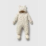Tiffany Baby Patikli Bebek Tulum 38040 - Ekru - 6 - 9 Ay