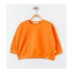 Tiffany Tekstil Tiffany Sweatshirt Oversize Theme Turuncu 9-12 Ay