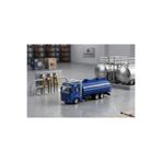 Tıfıl Toys Çek Bırak 19cm İş Makinası Temalı Tanker Detaylı Tanker Kapakları Açılabilir Oyuncak Tır Mavi
