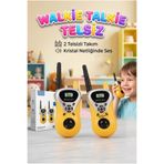 Tıfıl Toys İlk Telsizim! Sesli Mikrofonlu Pilli Antenli İkili Telsiz Eğitici Oyuncak Seti