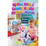 Tıfıl Toys Işıklı Sesli Müzikli Dans Eden Hareket Eden 360 Derece Dönebilen Top Çeviren Sevimli Oyuncak Köpek