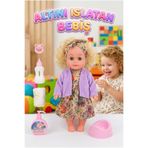 Tıfıl Toys Mila Altını Islatan Bebek Seti 30 cm Aksesuarlı Kolları ve Kafası Et Oyuncak Bebek