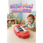 Tıfıl Toys Mini Elektronik Orgum! Pilli Sesli 21 Tuşlu Farklı Farklı Ritimli Eğlenceli Oyuncak Piyano