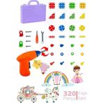 Tıfıl Toys Oyuncak 3D Matkap Seti Söktak Prenses Serisi Unicorn