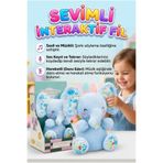 Tıfıl Toys Sevimli Fil Sesli Müzikli Hareketli Kulaklı Ses Kaydeden ve Taklit Eden Dans Eden Oyuncak Peluş