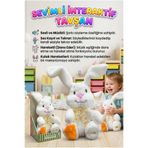 Tıfıl Toys Sevimli Tavşan! Sesli Müzikli Dans Eden Ses Kayıtı Yapıp Taklit Eden Hareketli Kulaklı Oyuncak Peluş