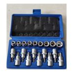 Tifone 1/2 Lokmalı Torx Takımı Seti 19 Parça Ergonomik Tasarım ve Yüksek Tork Kapasitesi ile