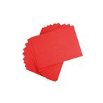 Tifoys ( 18 Adet ) Kırmızı Renkli Mukavva 35X50 cm Sert Renkli Karton 1.0 mm Okul Öncesi Anasınıfı Kreş